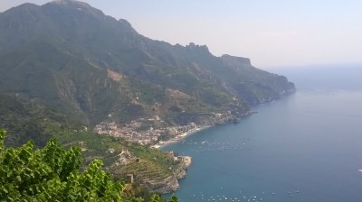 Vista su Maiori da Villa Rufolo a Ravello